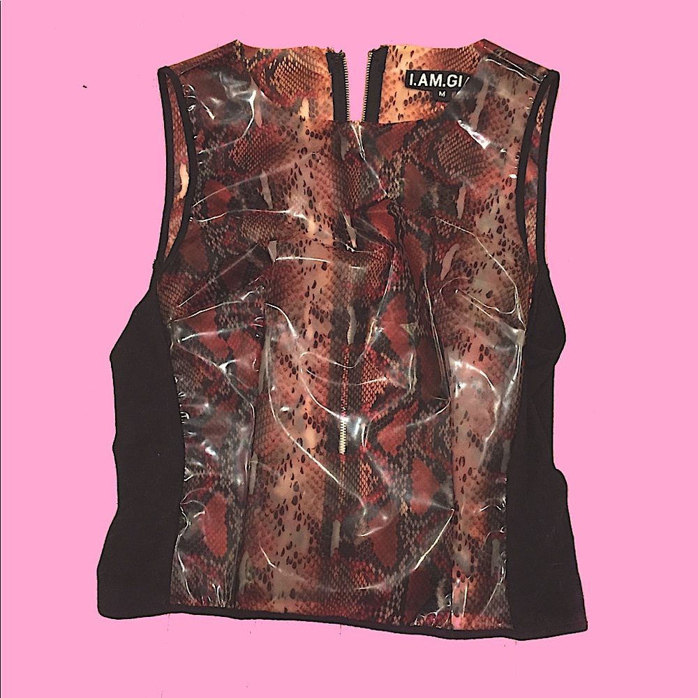 IAMGIA Snakeskin Top